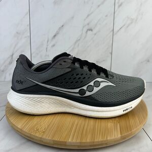 Saucony Ride 17 Men's Size 10.5 Gray Running Athletic Sneakers Shoes S20924-107